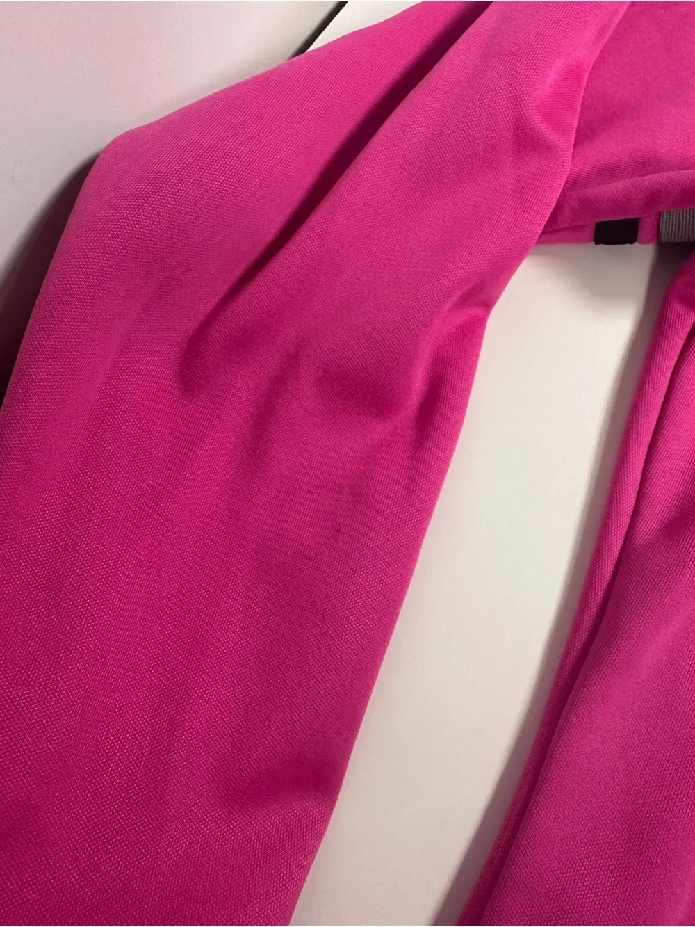 adidas Girls' Bright Pink Hooded Track Jacket with Chevron Stripes